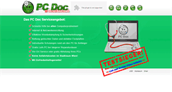 Desktop Screenshot of pcdoc.at